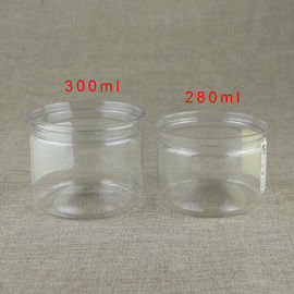 Custom Round PET Pop Top Can Clear Pet Jars Food Nuts Packaging