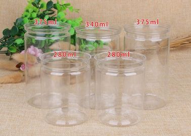 PET Plastic Bottle Clear Plastic Cylinder Professional SGS QS 280ML