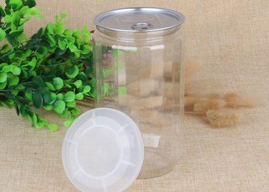 Food Grade High Sealed PET Jar Clear Plastic Cylinder For drinks