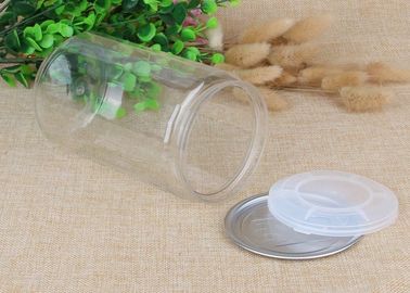 SGS QS Transparent Bean Plastic Pet Jars 38g 92 Mm Height Yellow