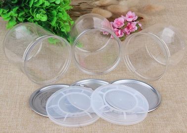 Plastic Packaging Tube Airtight Waterproof Clear Pet Jar With EOE Lid