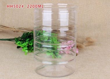 2200 ml Aluminum Lid PET Beverage Plastic Ring Pull Can For Snack