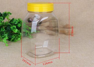 Custom Hard Round PET Clear Plastic Cylinder For Dry Food Packaging