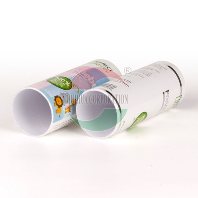 Baby Powder Paper Cans Packaging Tube With Shaker 100g 3.5oz Customized Logo