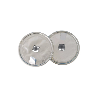 307# 83mm Canning Lids Silver Safe Aluminum Foil Special Coffee Can Packaging Lid With Air Valve