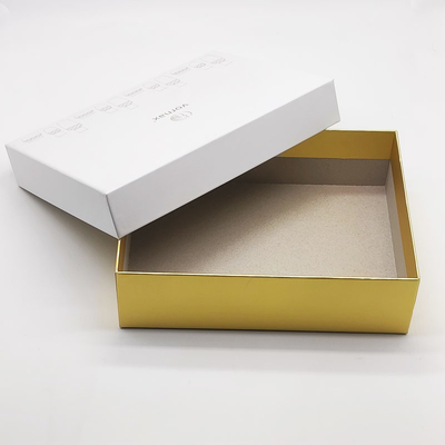 Custom CMYK Paper Gift Box Rigid Cardboard PET Food Clothes T Shirt Shoes Packaging