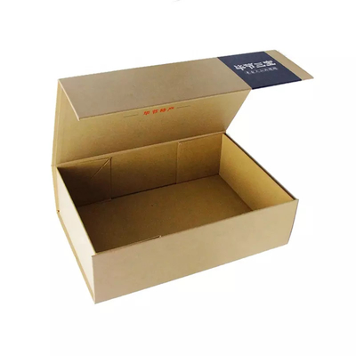 Magnetic Closure Folding Paper Gift Box For Garments Rectangular Clothing Packaging