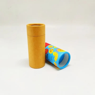 0.3oz Cardboard Push Up Paper Tube For Deodorant Kraft Lip Balm Tubes