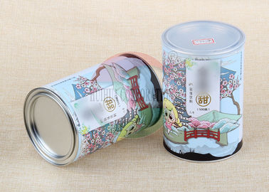 Air Proof Food Grade Paper Composite Cans Green Tea Can Reusable Anti - Rust