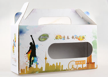 CMYK Color Square Recycled Paper Gift Packaging Boxes QS Approval For Melon Seed