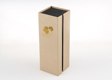 Magnetic Closure Lamination Recycled Paper Packaging Gift Boxes For Glass Wine