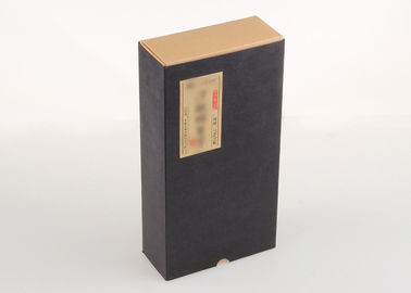 Slide Open Drawer Design Recycled Paper Gift Boxes / Kraft Paper Container