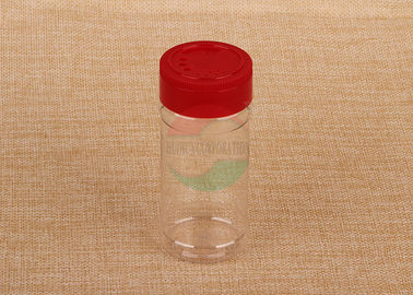 SGS FDA Empty Plastic PET Can With Screw Cap For Salt / Spices And Food