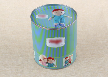 Dolls Paper Composite Can Packaging Custom Labeling Cardboard Tube Packaging