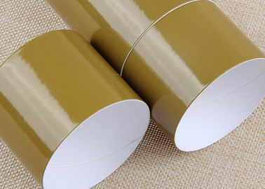 Purple Matt Varnishing Paper Cans Packaging / Cardboard Paper Tube ISO9001