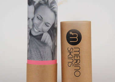 Kraft Paper Tube Packaging Gift Box Designs T - Shirt Label Printing Paper Tube