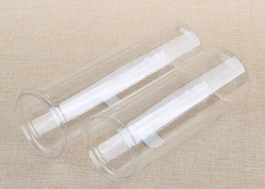 83mm #307 Cylinder Clear Plastic Containers For PET Plastic Easy Open Cans