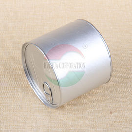 Silver Foil Label Paper Canister Food Paper Tube Packaging Aluminum Easy Open End