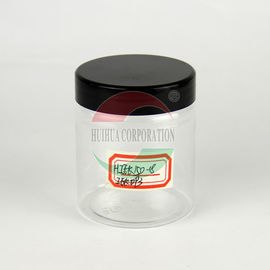 PET Honey Jars Cylindrical Food Bottles With Lids Guangzhou Suppliers With Caps, Plastic Screen Printing Customized Square