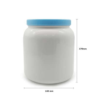 New Design 400g 1000g Plastic Milk Protein Powder PET Container Can With Screw Cover