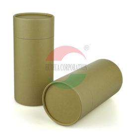 Eco - friendly Food Packaging Kraft Paper Tubes / Custom Postal Tubes