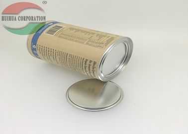 Paper Superfoods Muesli Tin Tube Packaging With Penny Lever Lid