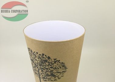 Air-proof Gift Packaging Paper Tube Containers With Movable Metal Lid