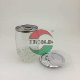 350ML PET Easy Open Alu Lid Beverage Can For Soda Drinks / Coke