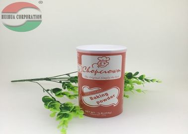 Custom Printing Food Powder Paper Tube Packing with Aluminum Pull Tab Lid