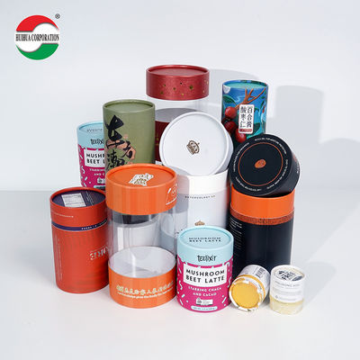 Biodegradable Eco Friendly Cosmetics Cylinder Tea Packaging Lipstick Cardboard Paper Tube Packaging