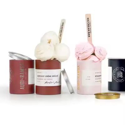 Waterproof Moisture Proof Inner Coating Customized Cylinder Popsicle Ice Cream Paper Tube Packaging Paper Cup