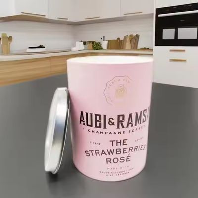 Waterproof Moisture Proof Inner Coating Customized Cylinder Popsicle Ice Cream Paper Tube Packaging Paper Cup