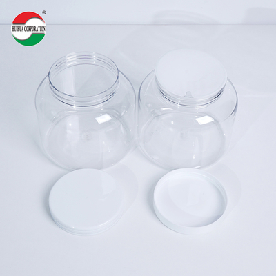 1200ml Factory Direct Recycled Food Grade Round PET Plastic Bottles Powder Jars Cans Milk Protein Powder Container