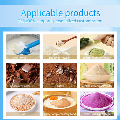 Recycled PET Food Grade Empty Plastic Bottles with Lids Packaging Candy Milk Protein Powder Container Screw Lids Powder Jar