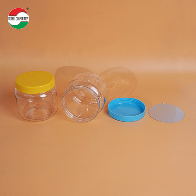1100ML Transparent Clear PET Plastic For Milk Powder Cylinder Ideal Packaging Solution for Your Business