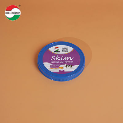Food Grade 502# 125mm Plastic PP PE Cover Lid For Milk Powder Bottle ISO / SGS / FDA / FSSC Approved
