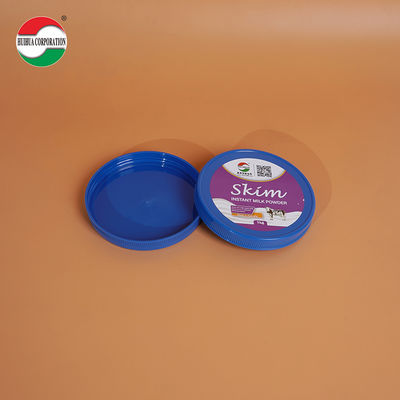 Food Grade 502# 125mm Plastic PP PE Cover Lid For Milk Powder Bottle ISO / SGS / FDA / FSSC Approved