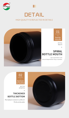 480ML HDPE Bottle Plastic Food Grade Material Custom Labels Nutritional Products HDPE-480-D194