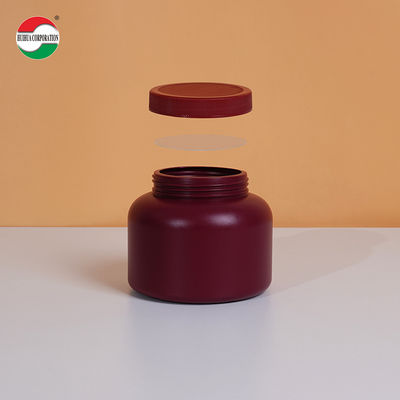 Clear Plastic Cylinder 1000ml HDPE Bottle for Weed Packaging PET Can with Good Sealing and Food Grade Material HDPE1000