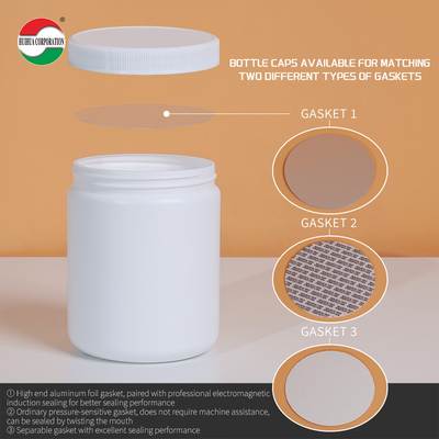 600ml Clear Plastic Cylinder HDPE Bottle For Medicine Packaging With Good Sealing And Eco-Friendly Material HDPE600-D146
