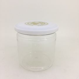 Air - Proof Clear Plastic Cylinder Containers For Canned Food , Beverage