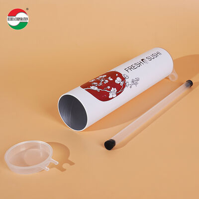 Eco-Friendly Customize Sushi Paper Tube Push Pop Sushi Packaging for Takeout Meals