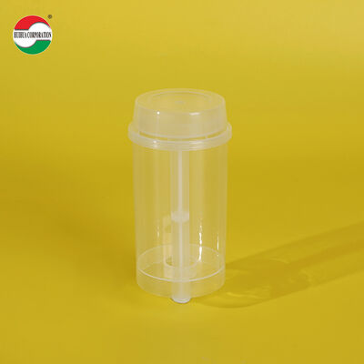 New Eco Friendly Clear PP Plastic To Go Sushi Roll Push Up Pop Tube Packaging Shooter Cup Cylinder Container With Cover
