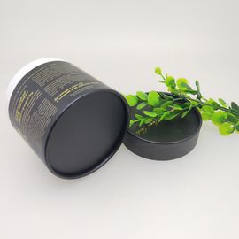 Loose Tea Packaging Paper Cylinder Containers / Cardboard Packaging Tubes