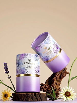 Food Grade Paper Tube Packaging Custom Printed Cylinder Canister for Tea Coffee Chocolate Powder OEM