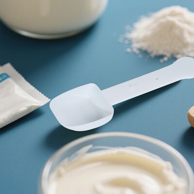 Milk Powder Scoop Packaging Device PP Plastic Medicine Powder Spoon for Beauty Personal Care Products