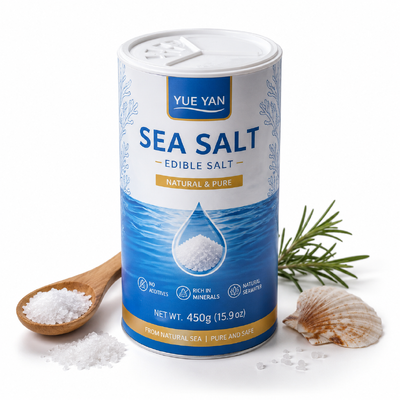 450g Sea Salt Powder Paper Tube Packaging Seasoning Spice Cardboard Canister Cans