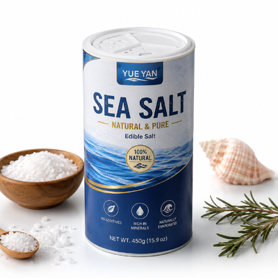 450g Sea Salt Powder Paper Tube Packaging Seasoning Spice Cardboard Canister Cans