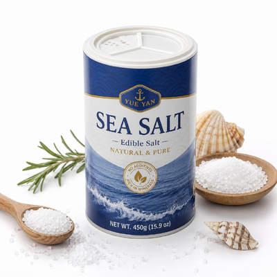 450g Sea Salt Powder Paper Tube Packaging Seasoning Spice Cardboard Canister Cans