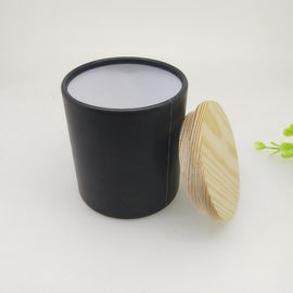 Hot Stamping Paper Composite Cans , Cork Lid Cardboard Tube DIY Gift Box